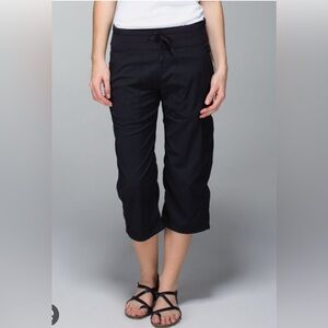 Lululemon Dance Studio Drawstring Pocket Crop Pants Size 8